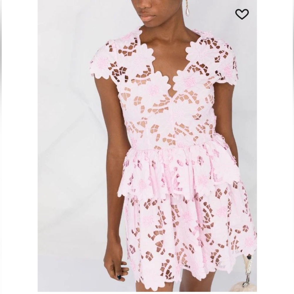 Self Portrait Pink Floral Dress